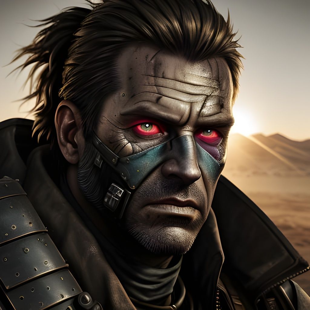 Mad Max in Post-Apocalyptic Darkness