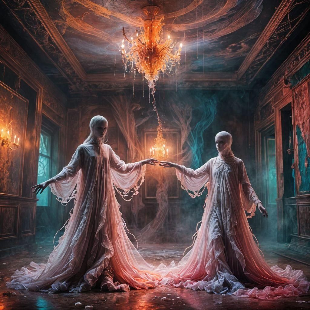 Ethereal Ghosts in Vivid Colors