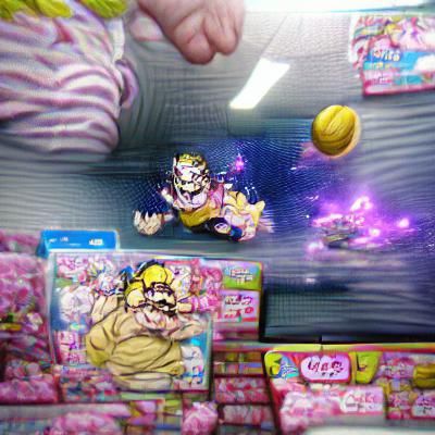 Wario Confronts Gacha Life Characters in 8K