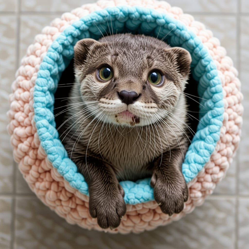 Cat Otter Hybrid Creature