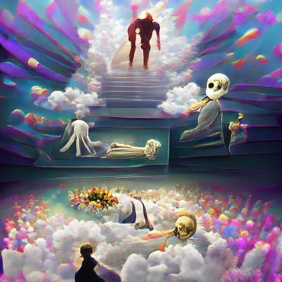 Conceptual Image of the Afterlife