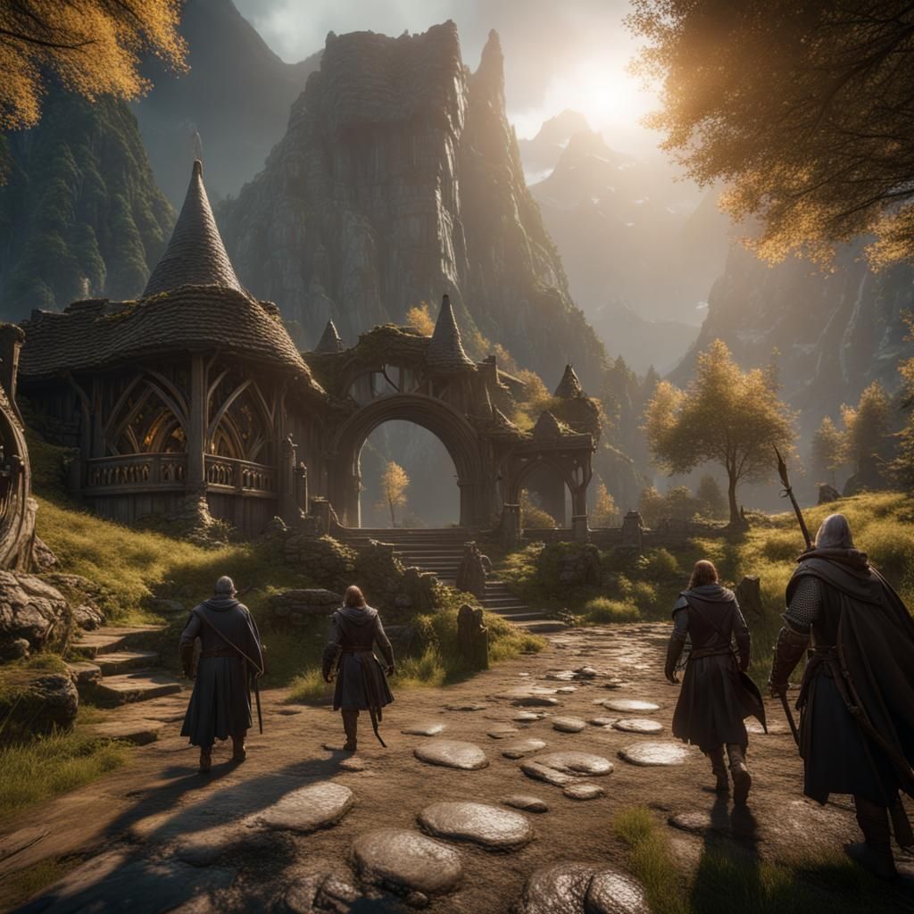 Epic Lord of the Rings Scene in 3D