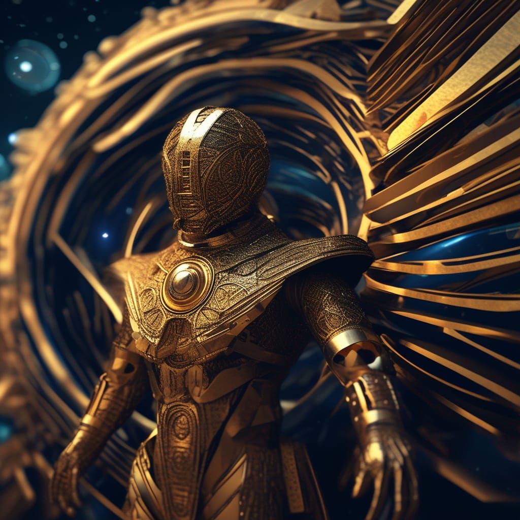 Latin American War Personified: Cyberpunk Dystopian Art