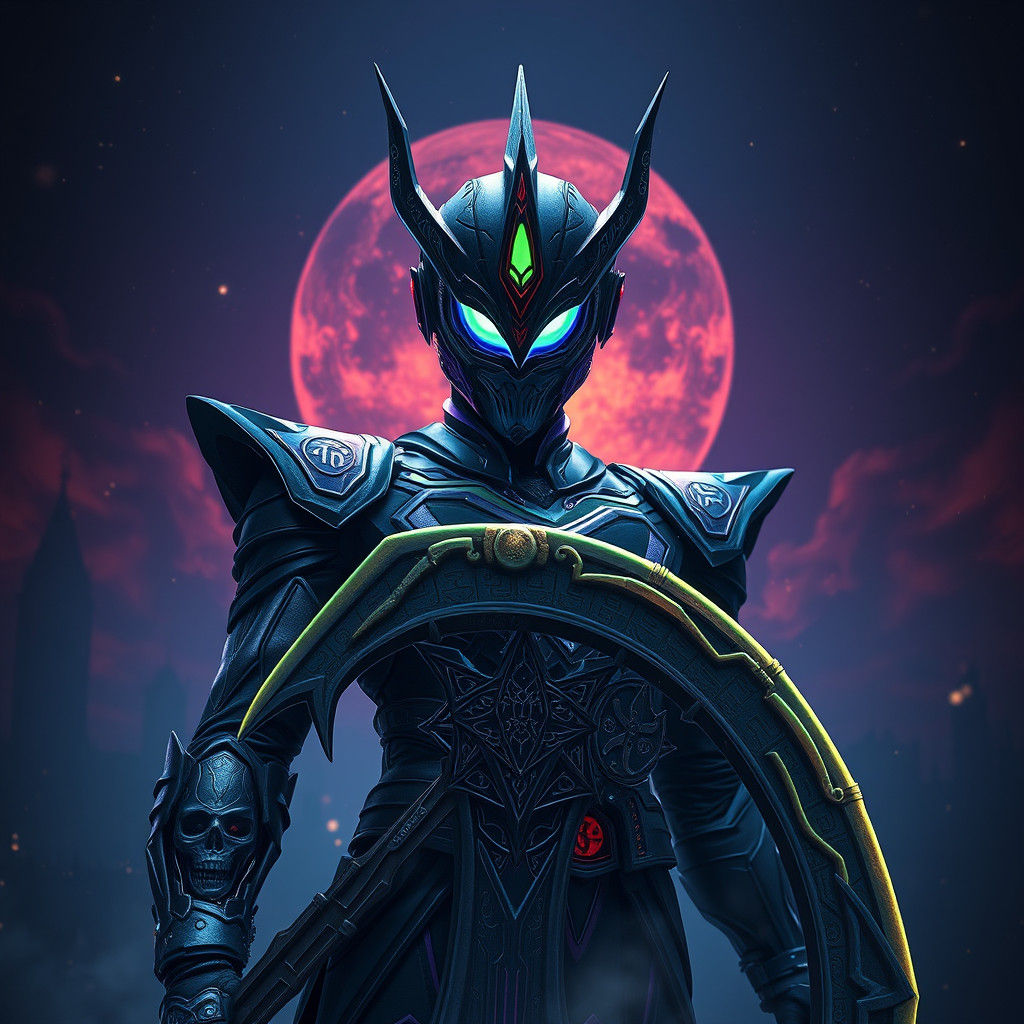 Mystical Kamen Rider Inspired by Death Tarot Card