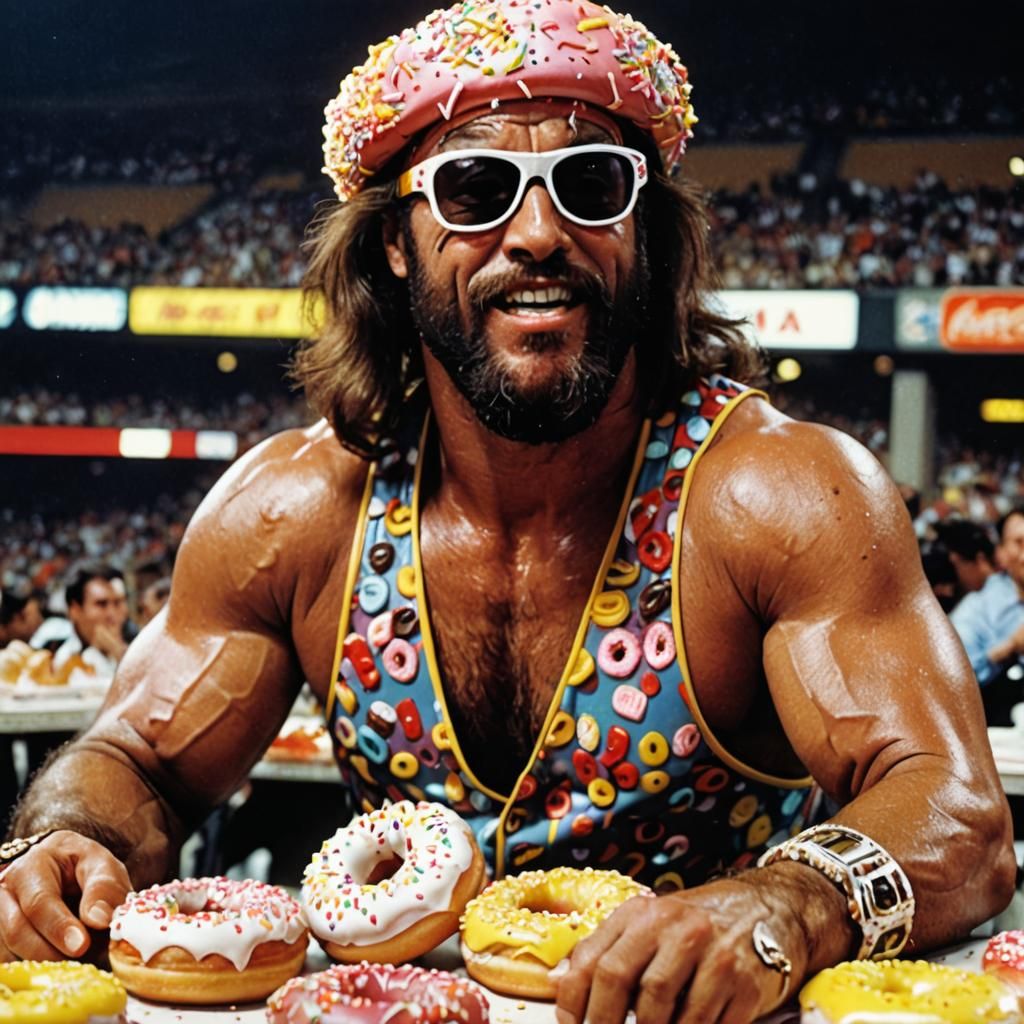 Macho Man and Donuts: An AI Interpretation