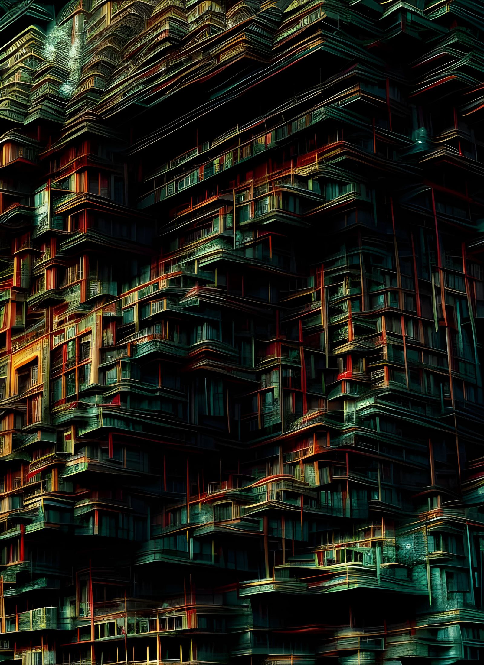 Deconstruction of Human Brain in Industrial Style