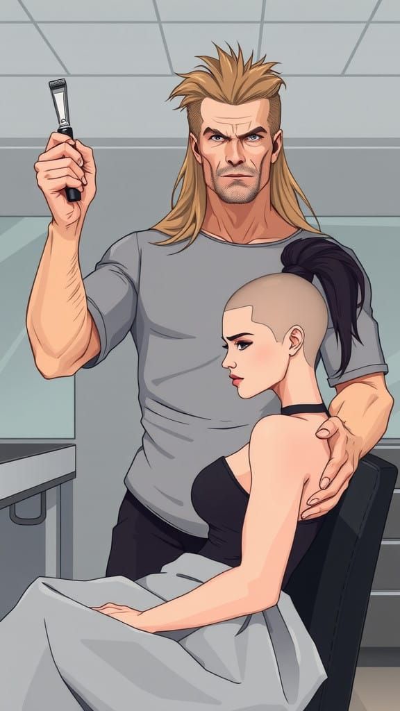 Barberian Muscle Sculptor in Digital Art