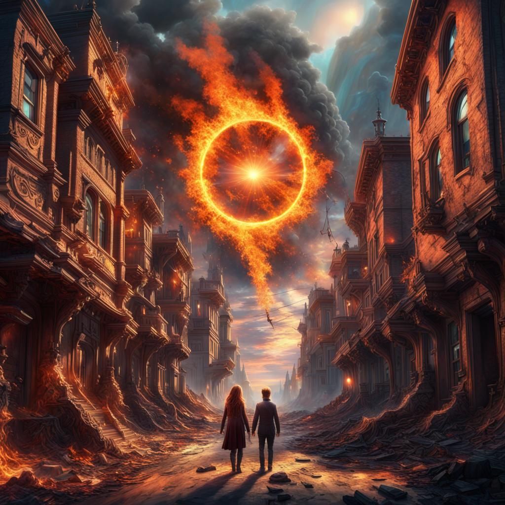 Cosmic Fantasy: Bright Eyes Burning Like Fire