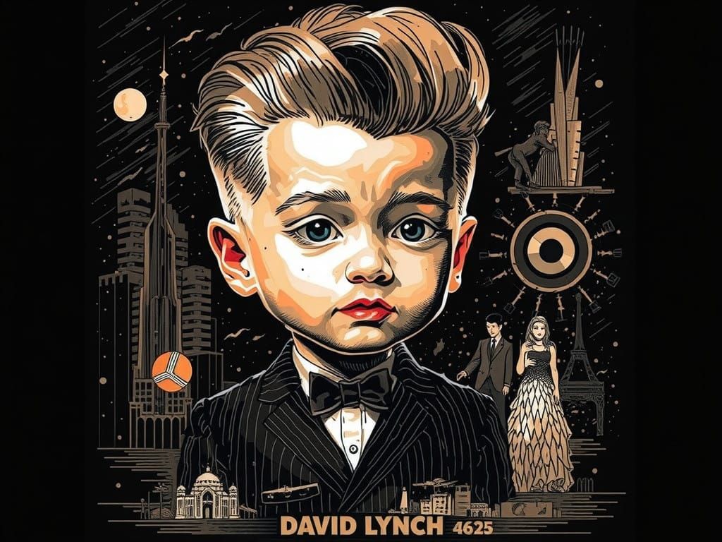 David Lynch: Chibi Masterpiece in Dark, Moody Style