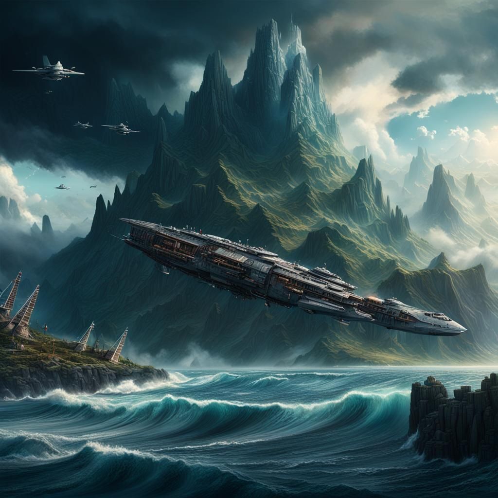 Epic Digital Matte Painting: The Windward Generation
