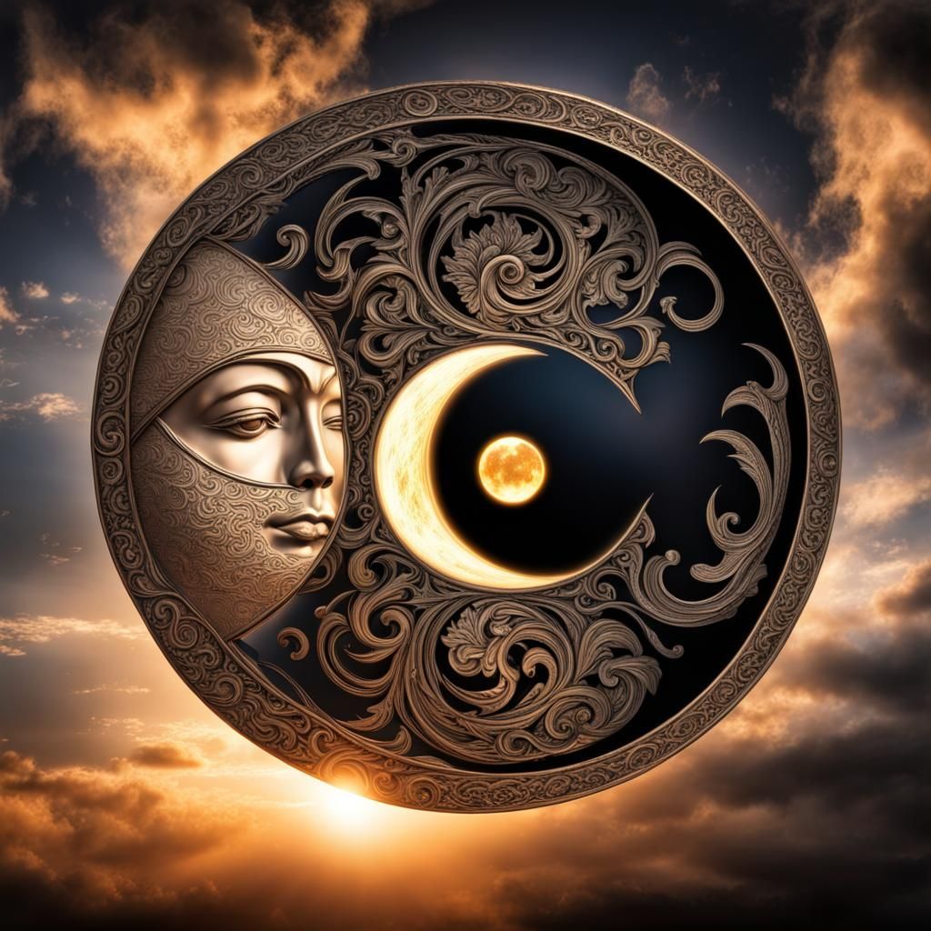 Yin Yang: Sun and Moon in Universe
