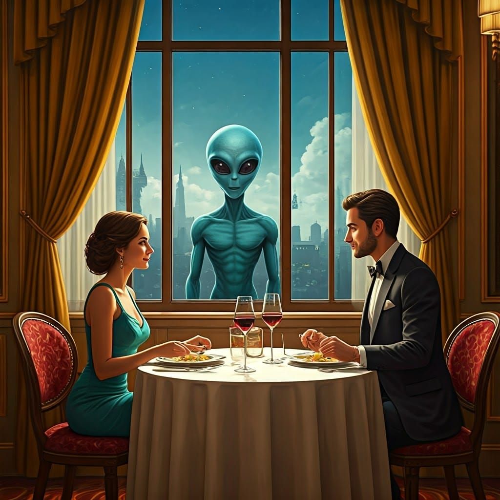 Alien Photobomb