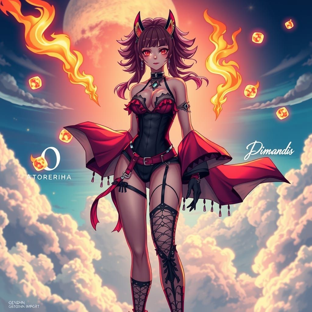 Marina Diamandis in Avant-Garde Anime Style