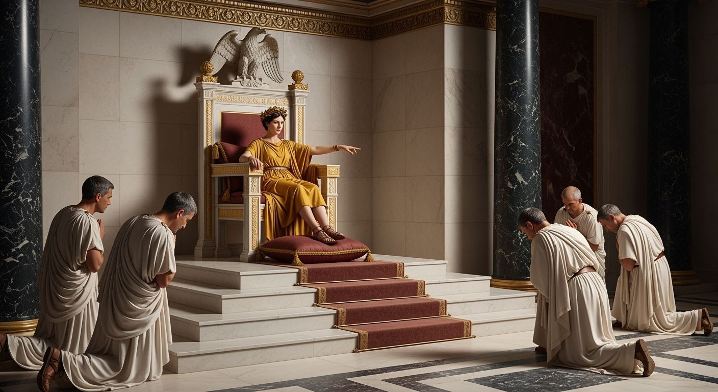 Empress Messalina in Lavish Ancient Rome Palace