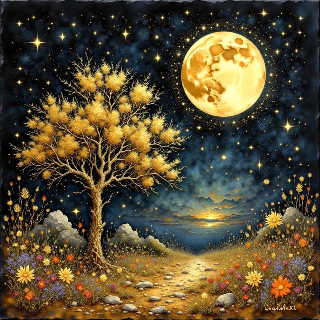 Ethereal Impressionistic Watercolor in Monet Style