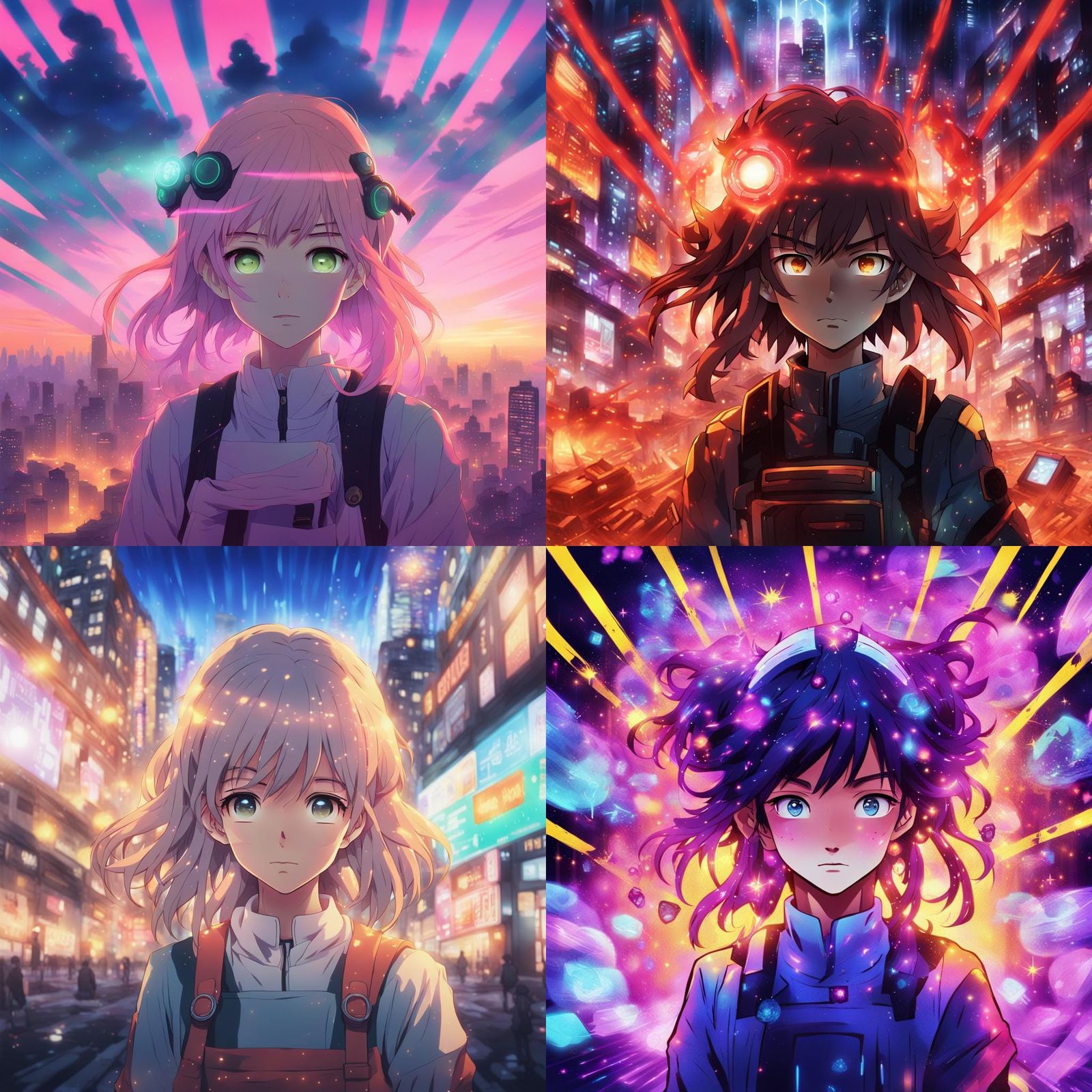 Anime Style Robot Art