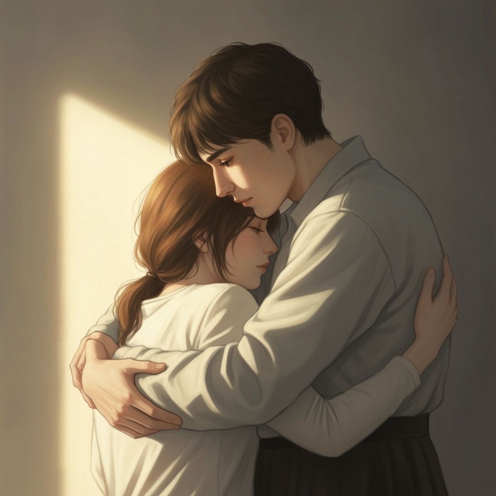 Ethereal Portrait of Unspoken Love and Loyalty