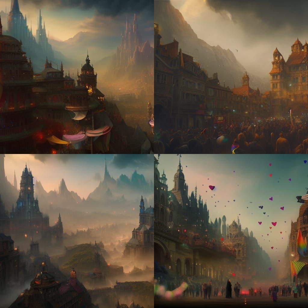 Love, Acceptance, and Freedom: A Matte Painting
