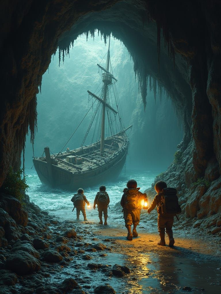 Kids Discover Ancient Shipwreck in Hidden Cave
