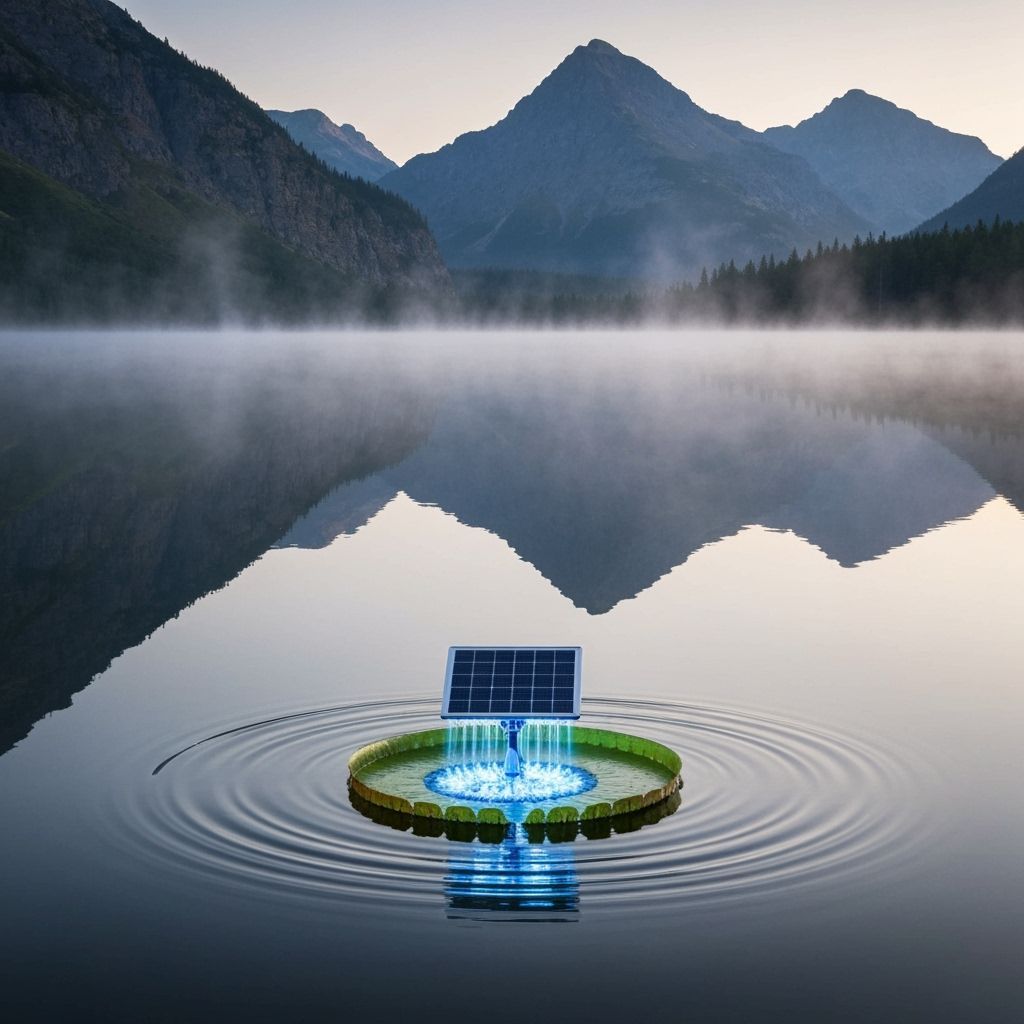 Hudson River School Mountain Lake at Dawn