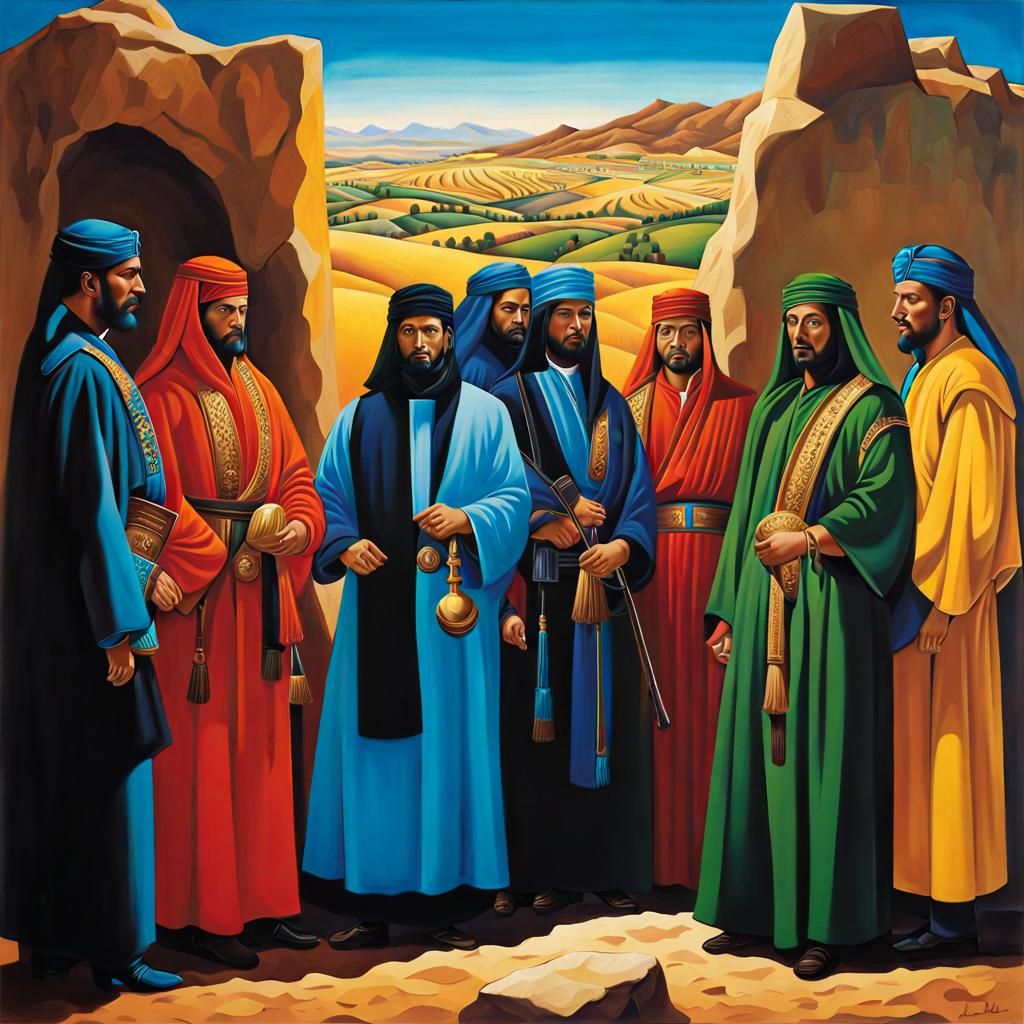 Rahav of Jericho Meets the Twelve Spies