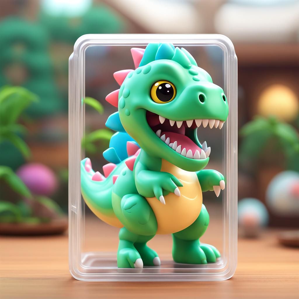 Dinosaur Toy in Mint Condition: 3D Render
