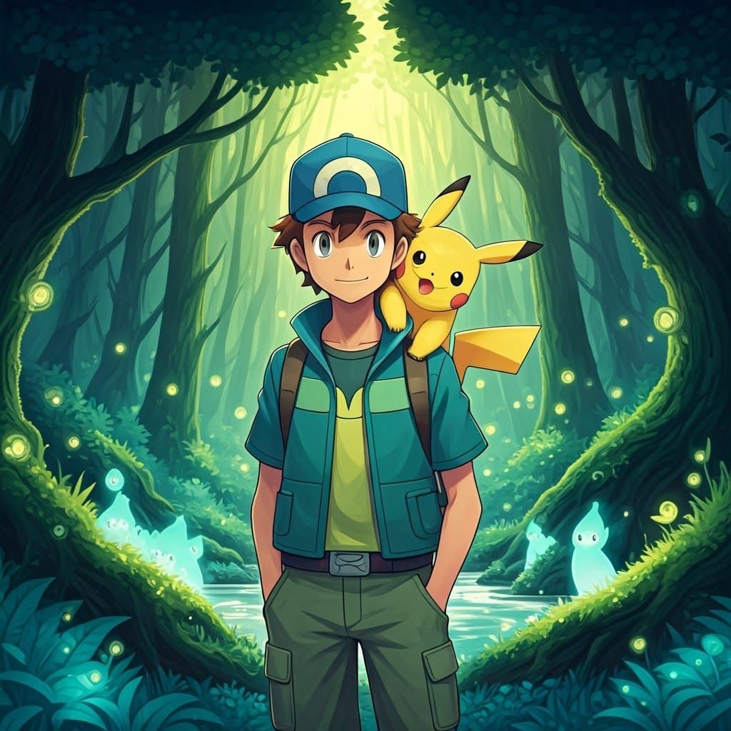 Ritchie and Sparky Encounter Enchanted Forest Spirits in Whi...