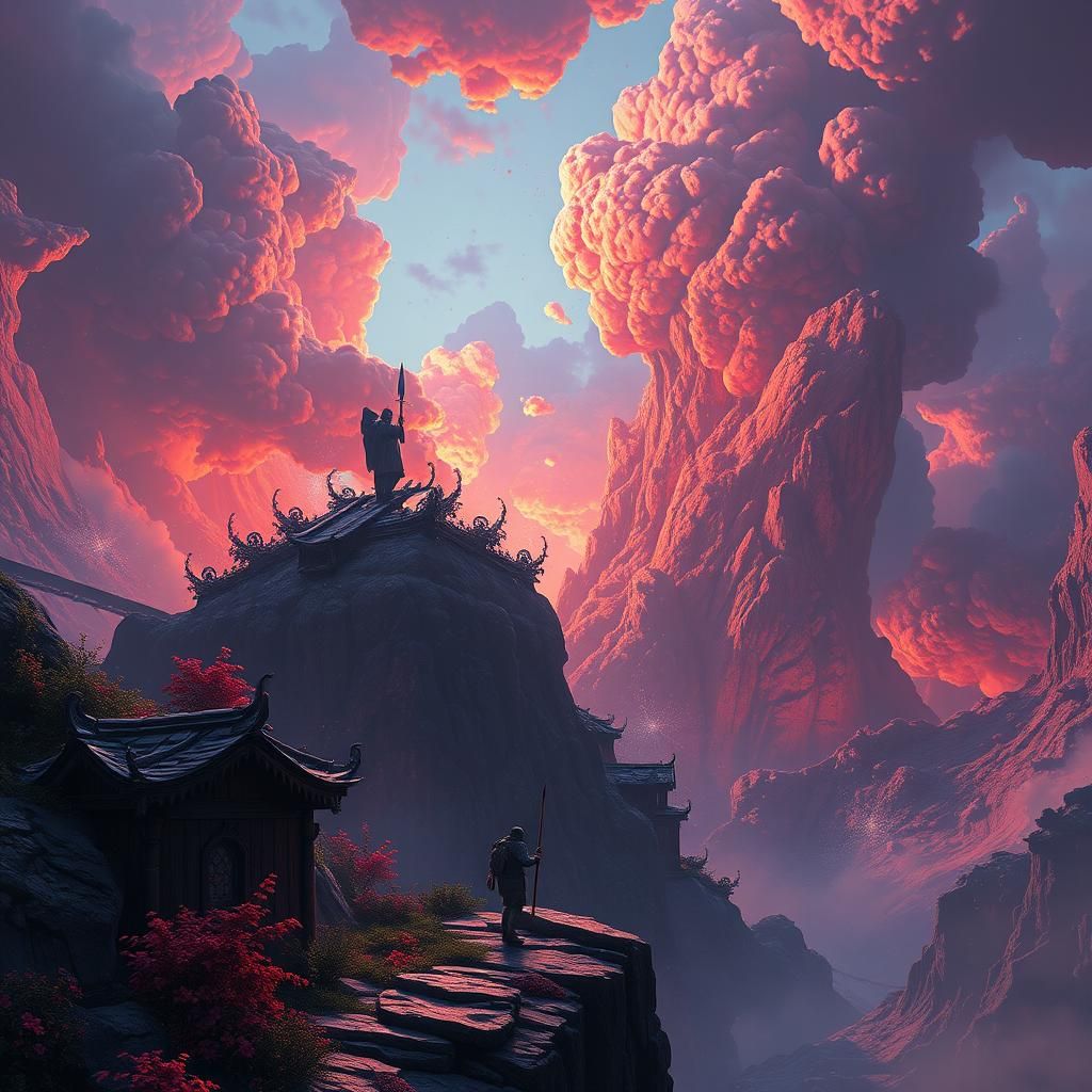 Fantastical Matte Painting in Deep Color