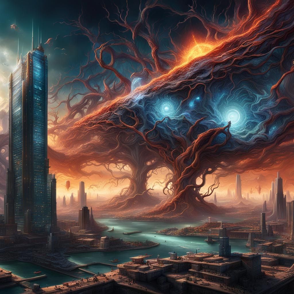 Scientist Observing Neural Network Energy Patterns