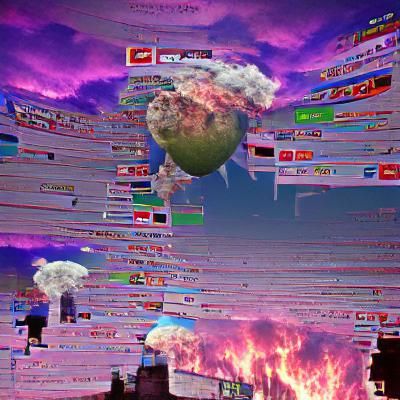 Minimalist Image of a World Ending