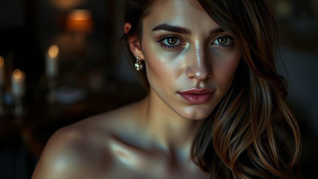 Cinematic Portrait of a Beautiful Woman in 8k