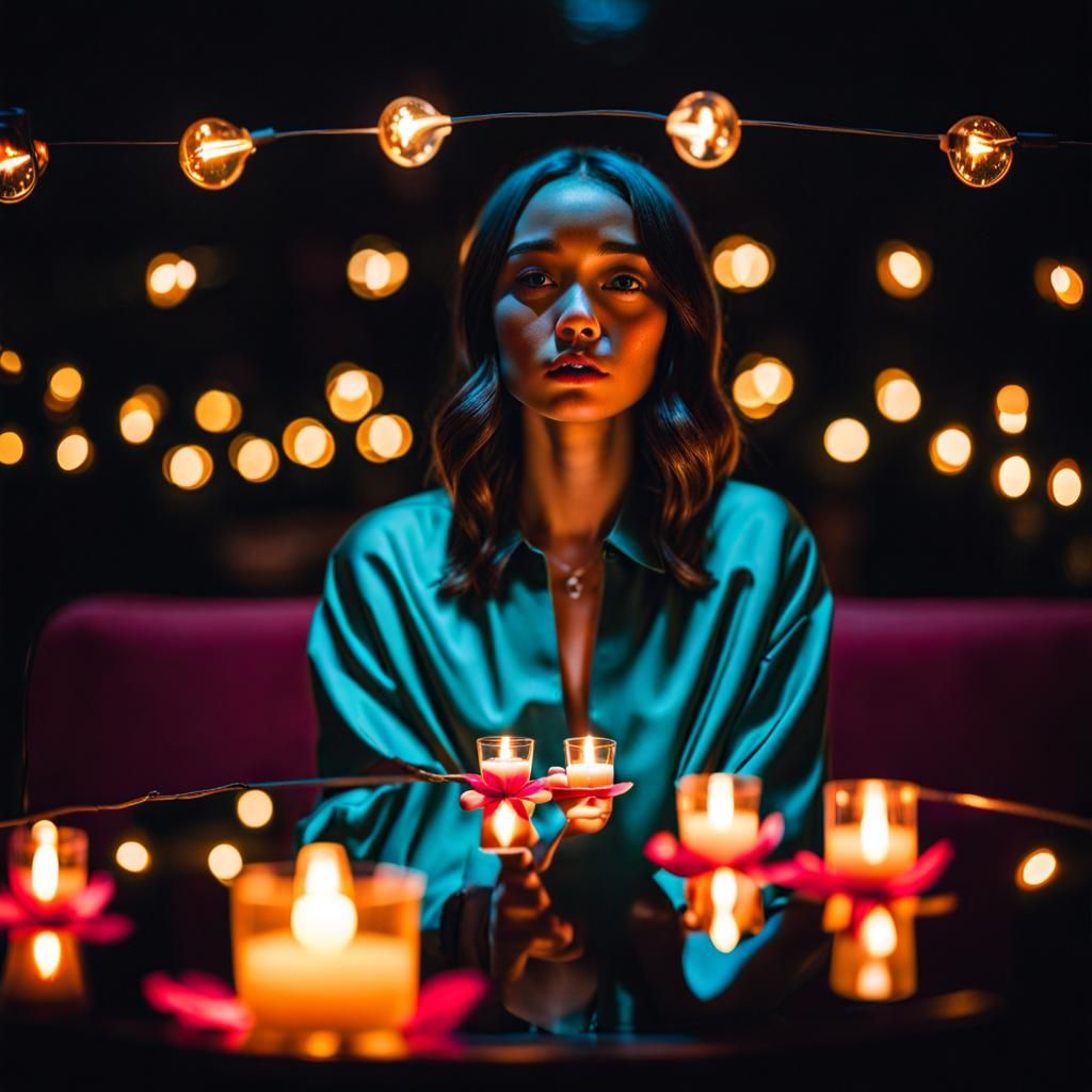 Atmospheric Portrait with Bokeh Effects