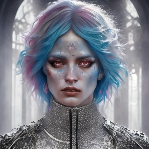 Detailed Gothic Portrait of a Woman