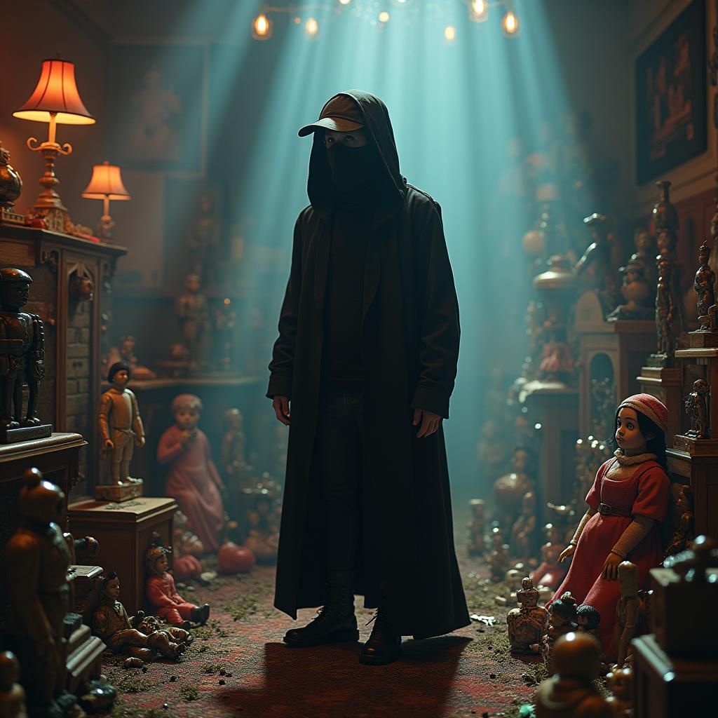 The Toy Seeker in a Nostalgic Twilight