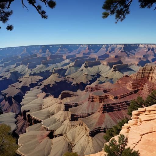 AI Interpretation of the Grand Canyon