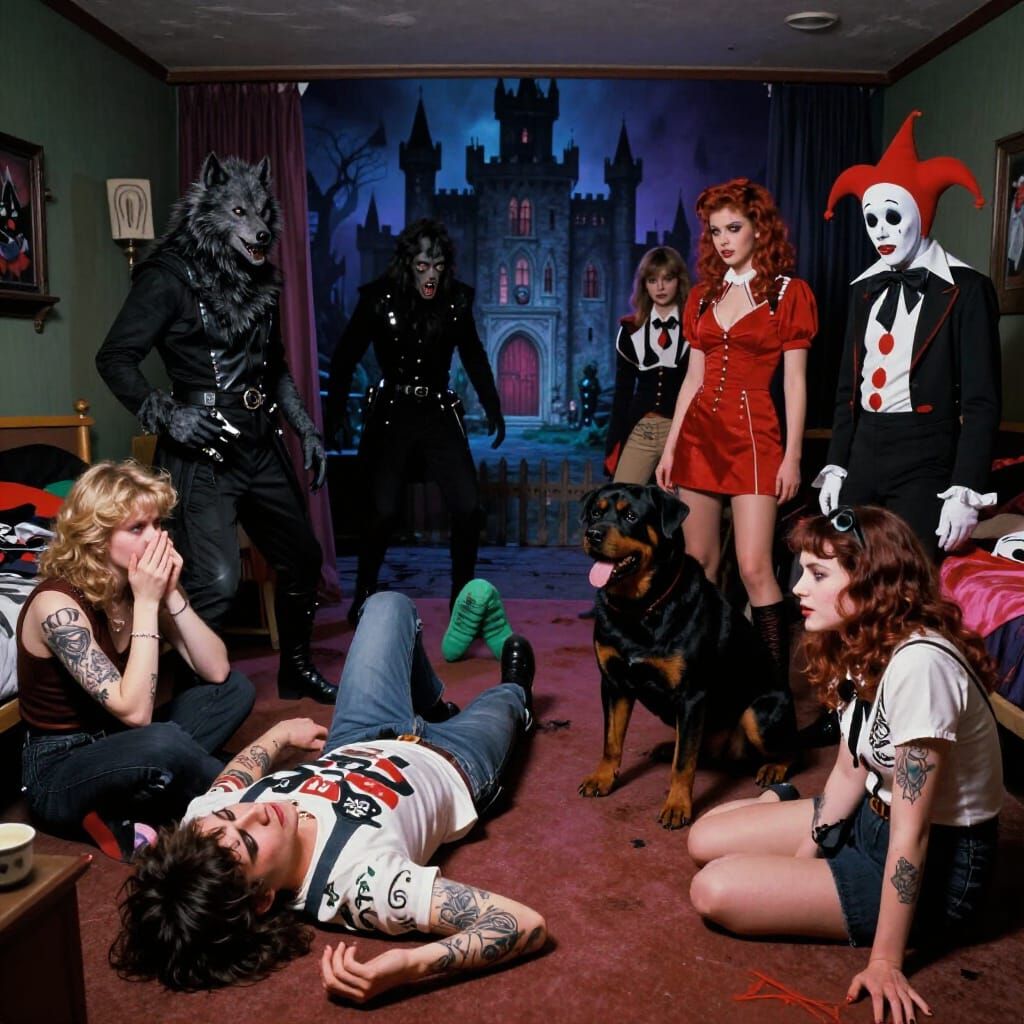 80s New Wave Cult Film Party in Scottish Castle