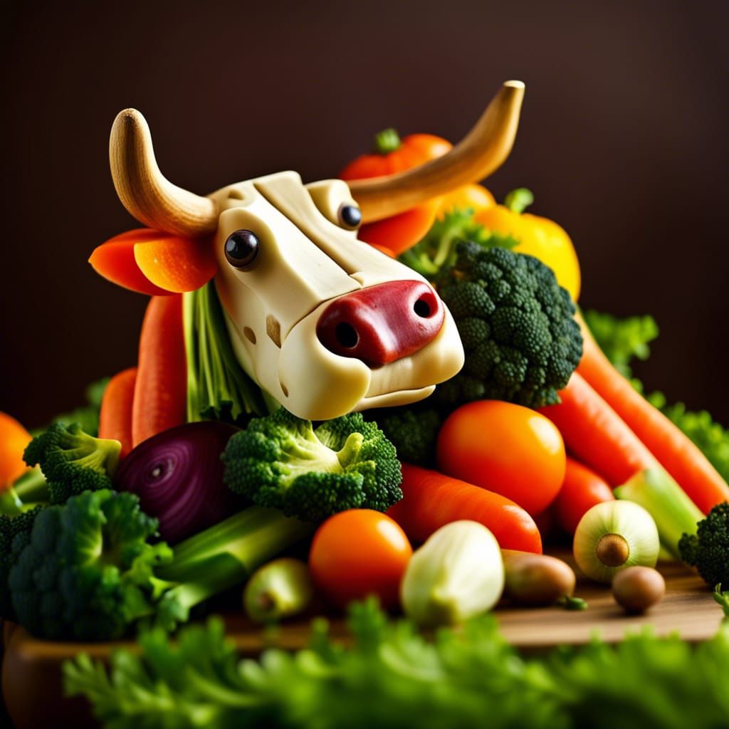 Vegetable Cow: Professional Photography