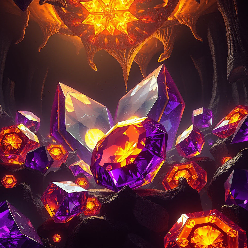 Gigantic Gems Overflowing with Otherworldly Energy