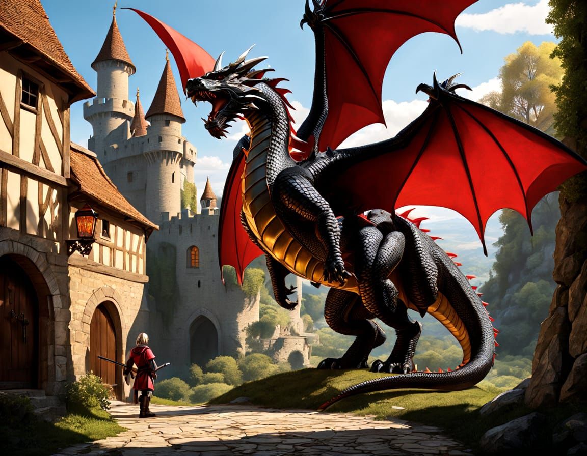 Knight vs Dragon: Pen and Ink Adventure