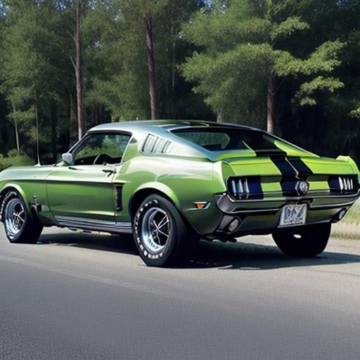 Highland Green 1968 Ford Mustang GT