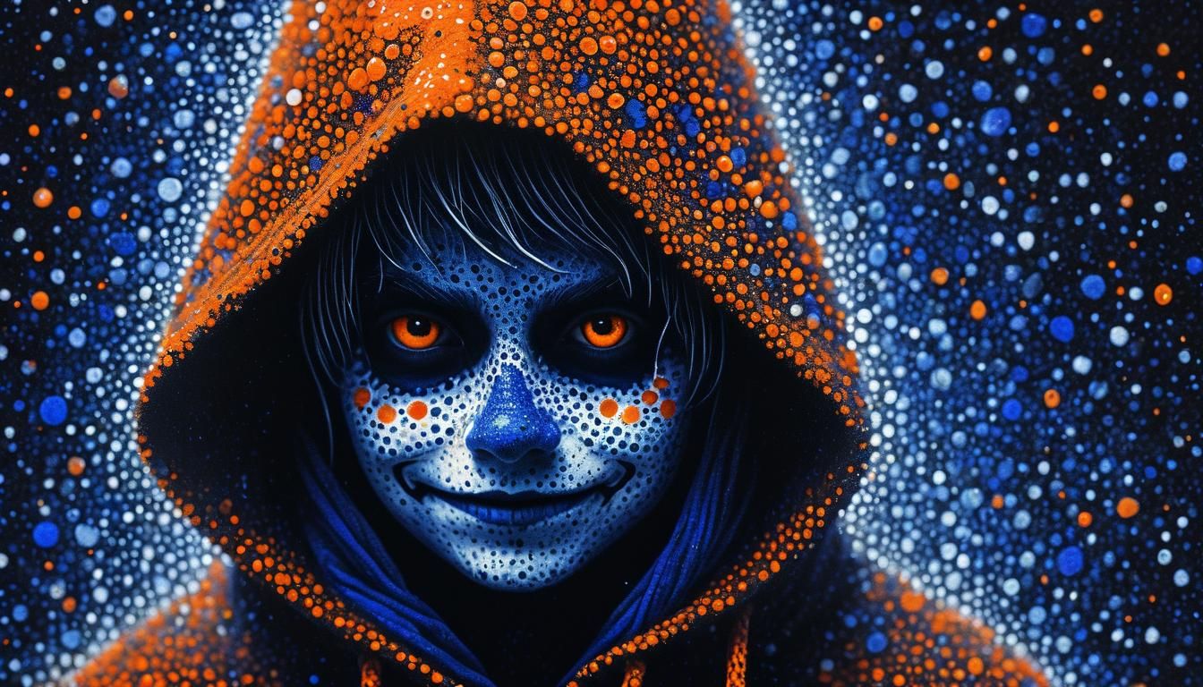 Kinetic pointillist gloom