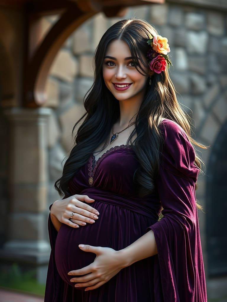 Medieval Fantasy Maiden at Whimsical Wedding