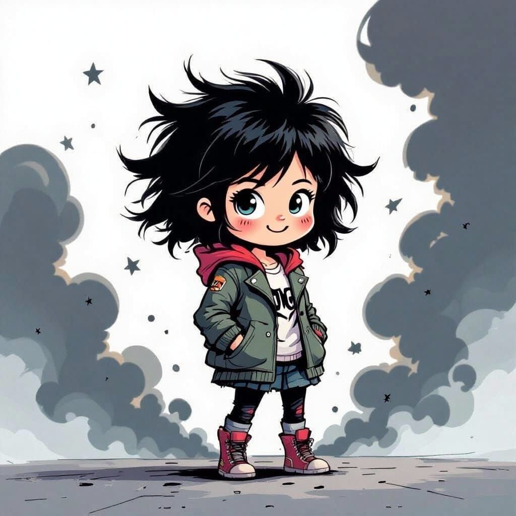 Shy Street Kid Disappears in DC Art Style