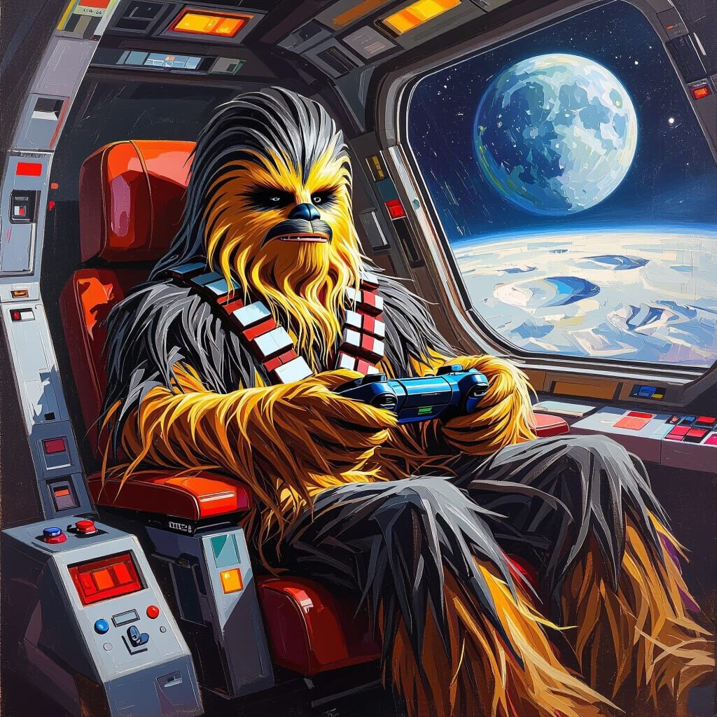 Wookiee Model in Rocket Playing Games Towards Moon
