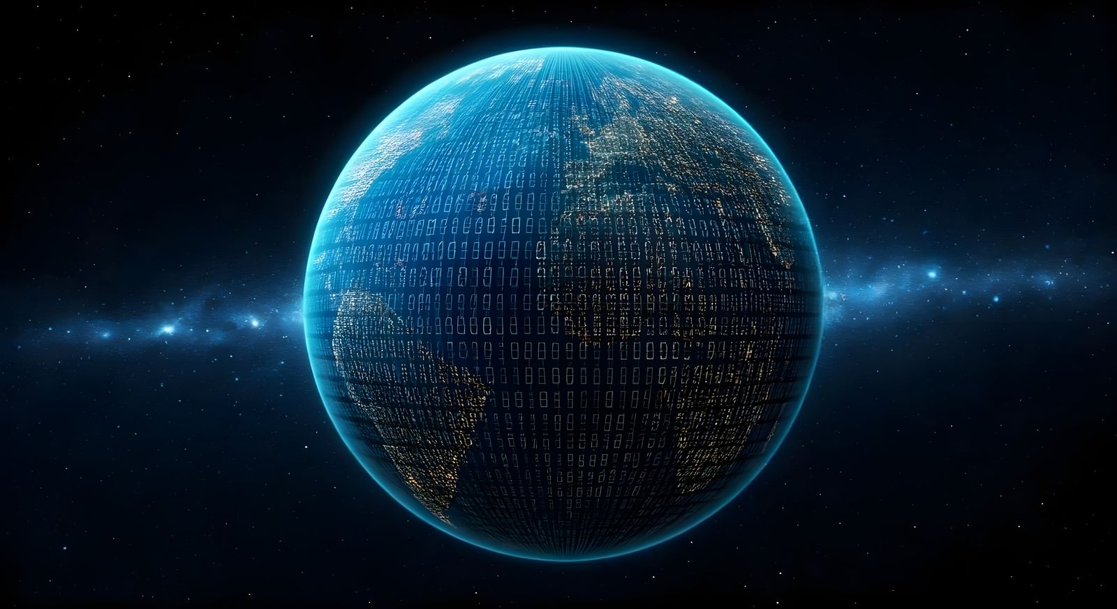 Earth as Quantum Circuit Board: Digital Art