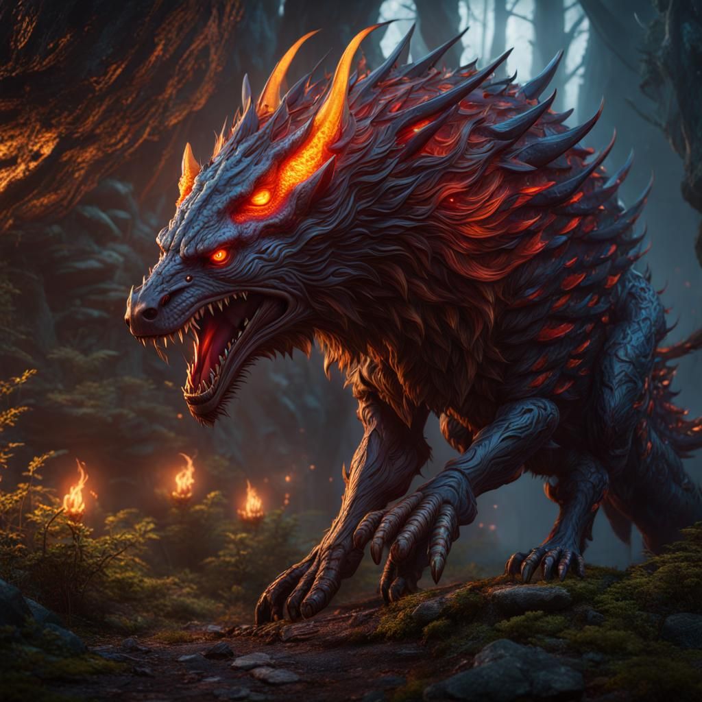 Nokken Skinwalker Hybrid in Detailed Matte Painting