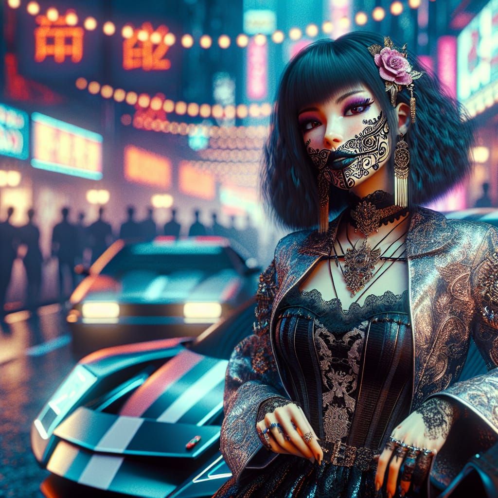 Cyberpunk : Night City Friday Night : Valentino Chula