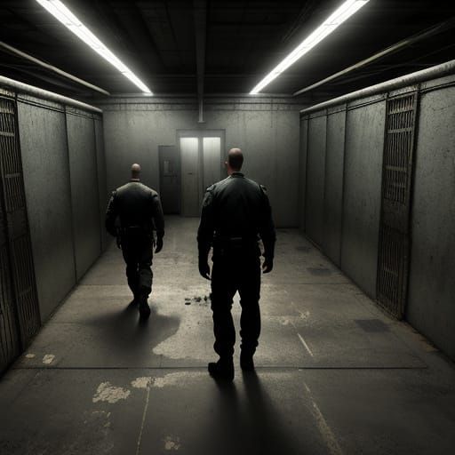 Prisoners in Cells Concept Art