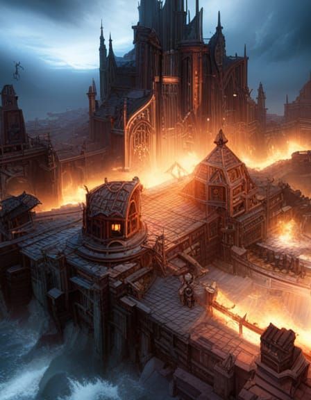End of the World: Dark Fantasy Concept Art