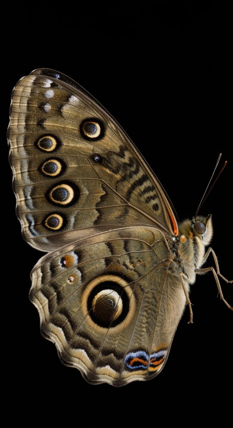 Butterfly With Eyes On Wings For Camouflage